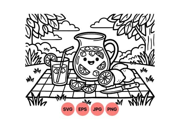 Cute Lemonade Picnic Vector Art Review
