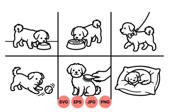 Cute Puppy Care Clipart Set: A Review for Graphics and Illustrations Sellers