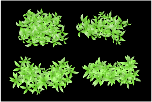 Free Bushes Leaves Png for Handmade Projects