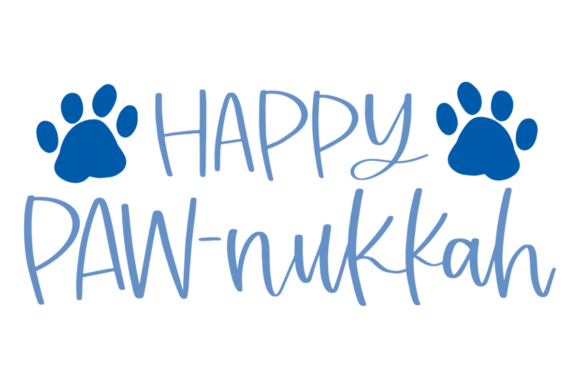 Happy Pawnukkah SVG for Crafts and Graphics