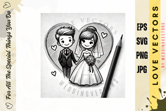 Weddingvectors - 11005820: Romantic Graphics for Brand Identity